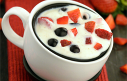 Strawberry and Black Grape Raita Recipe